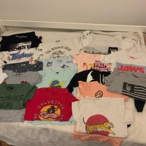 16 - Size 7 Kids T-Shirts Zara, Cotton On, Disney